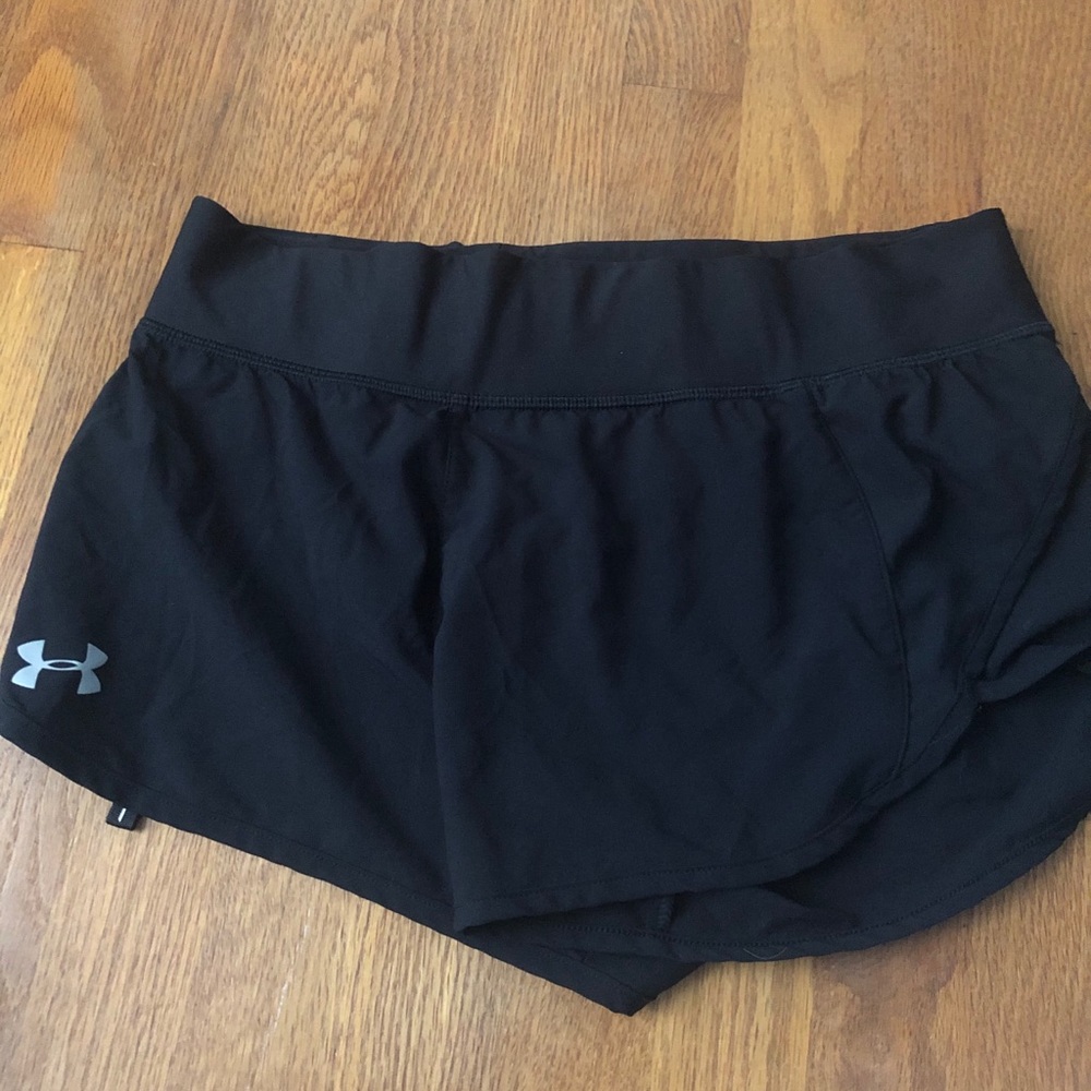 under armour black shorts